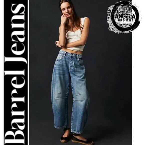 Private Label Denim - Good Luck Mid-Rise Barrel Jeans